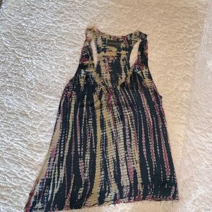 Zadig and Voltaire racer back tie dye top